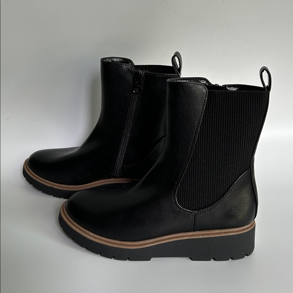 Art Class Chelsea Ankle Boots Faux Leather Black - Picture 4 of 12